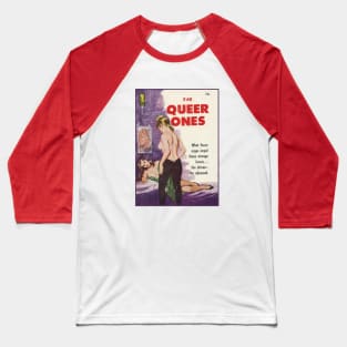 THE QUEER ONES - vintage retro LGBTQIA book art Baseball T-Shirt